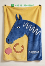 Hermes Throw Blankets